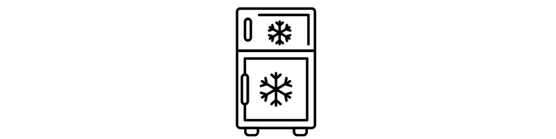 A simple black silhouette of a fish.